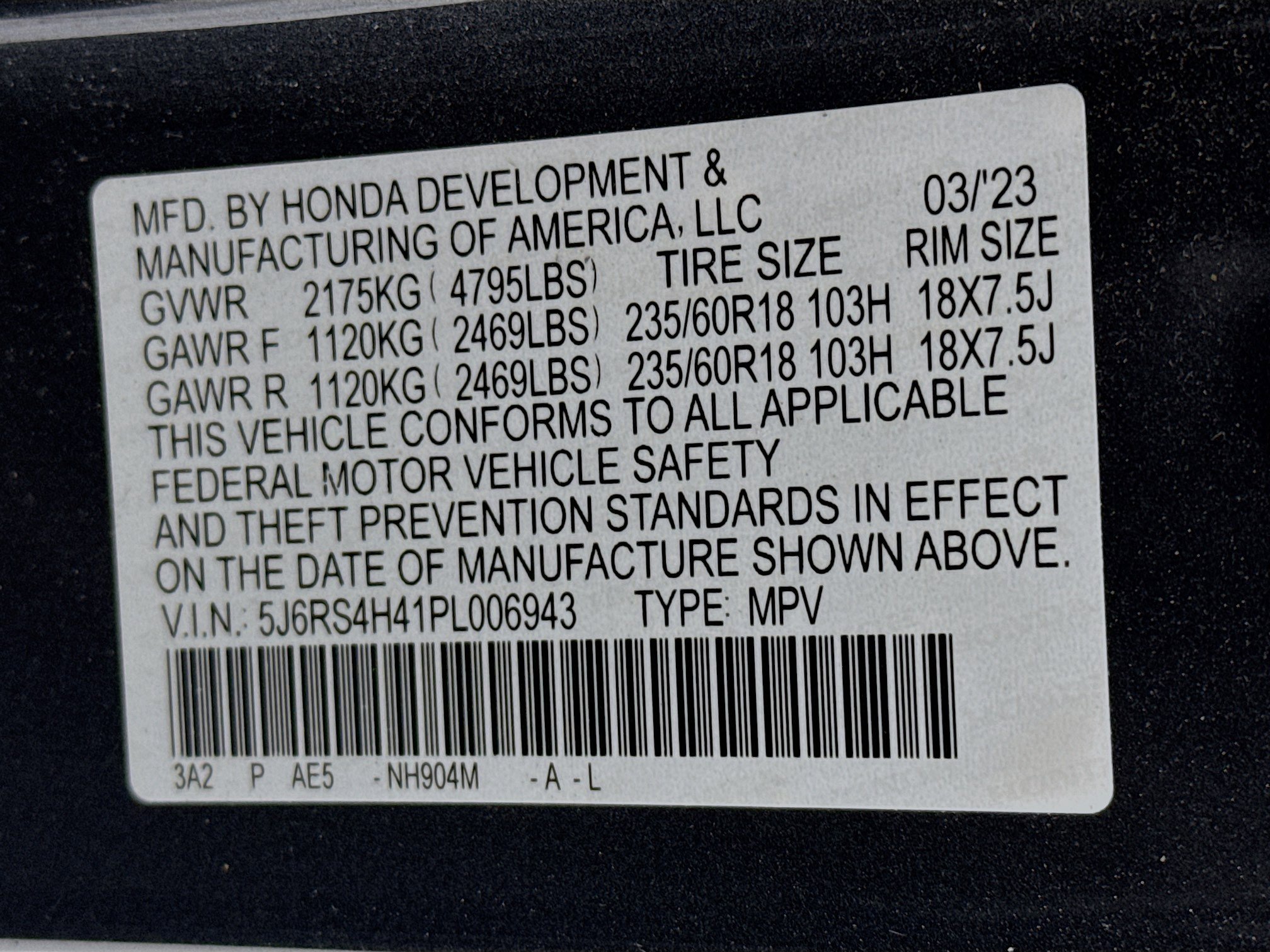 Certified 2023 Honda CR-V EX image 31