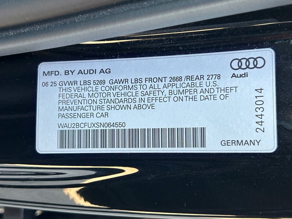 Used 2025 Audi A5 Premium Plus w/ Premium Plus AWD/4WD image 60