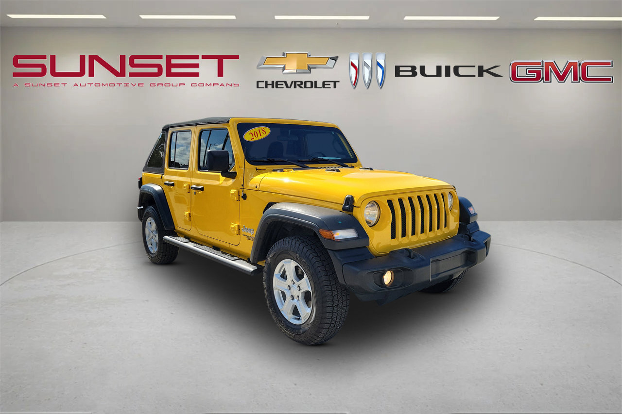 Used 2018 Jeep Wrangler Unlimited Sport S AWD/4WD image 1