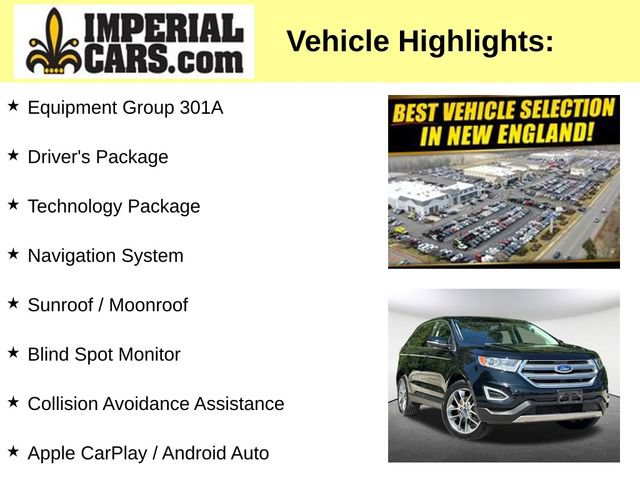 Used 2016 Ford Edge Titanium w/ Equipment Group 301A AWD/4WD image 8