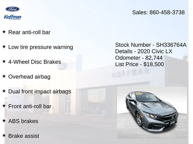 Used 2020 Honda Civic LX image 15