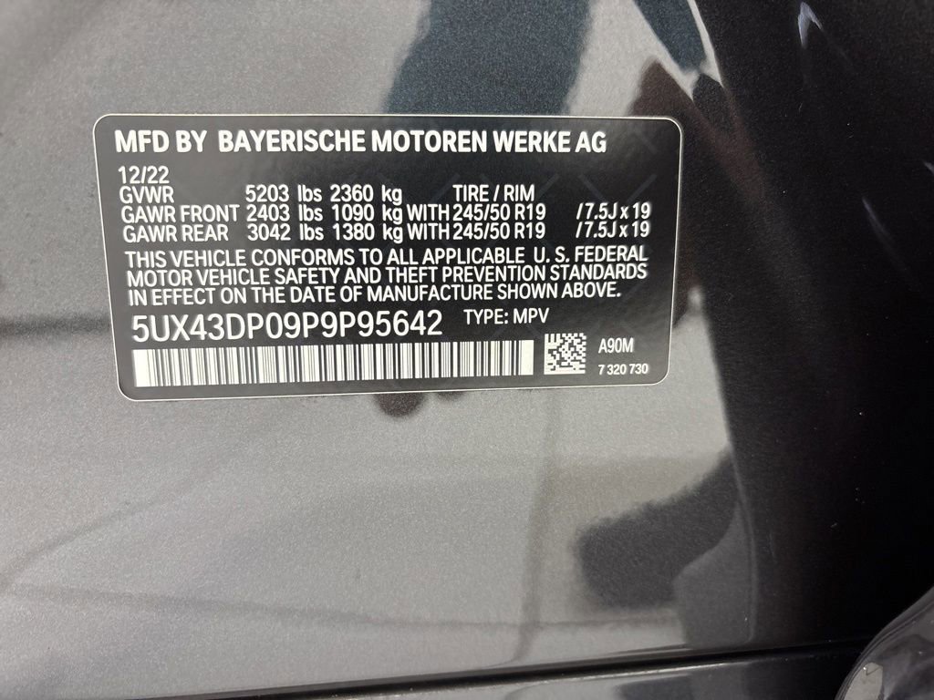 Used 2023 BMW X3 sDrive30i w/ M Sport Package image 10