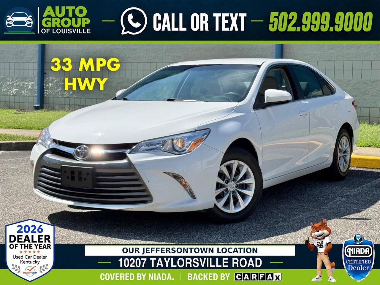 Used 2017 Toyota Camry LE