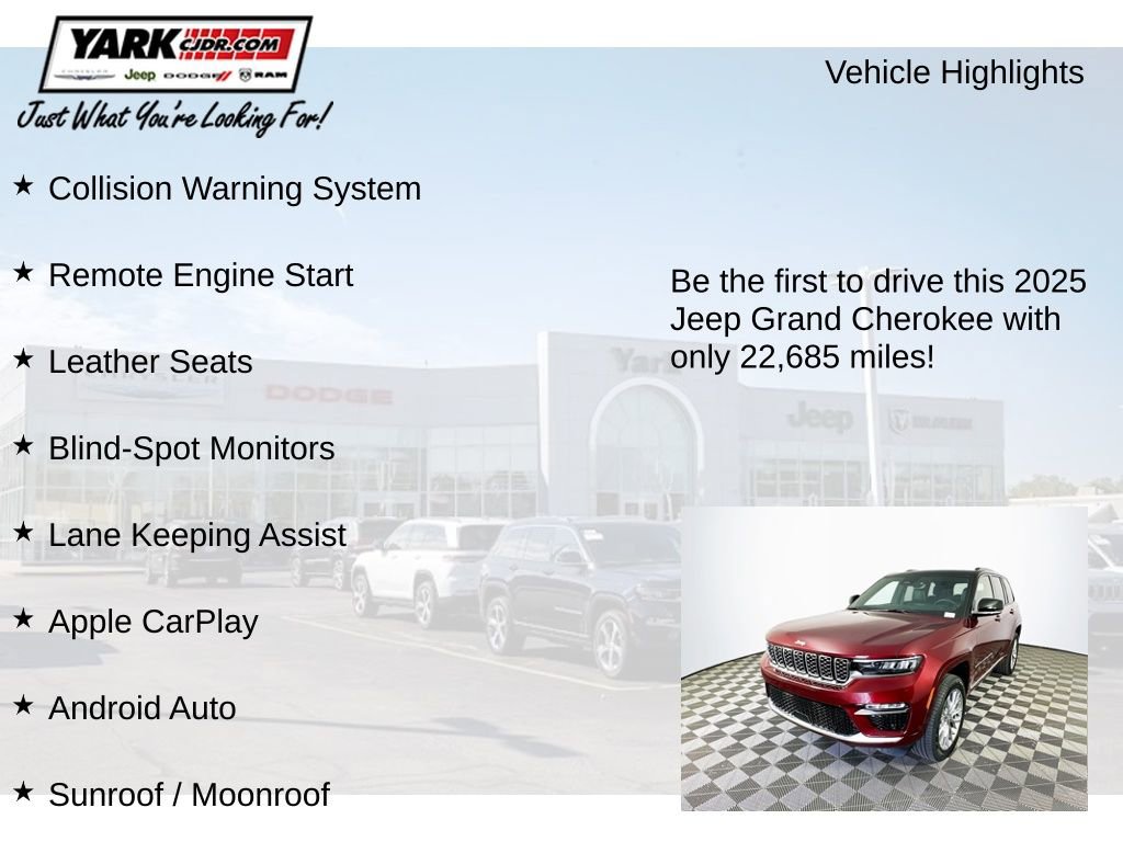 Certified 2025 Jeep Grand Cherokee Summit image 12