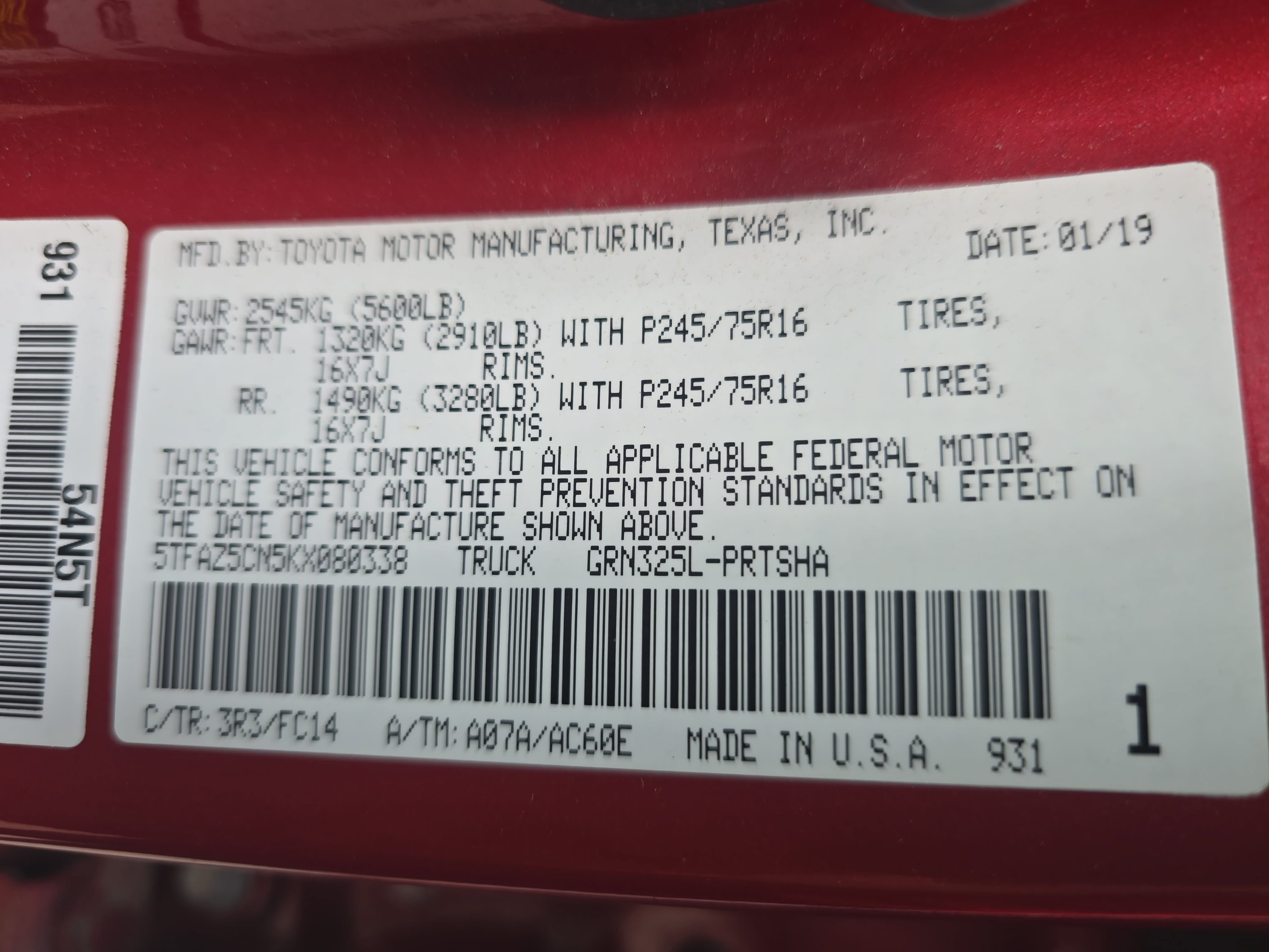 Used 2019 Toyota Tacoma SR5 RWD image 31