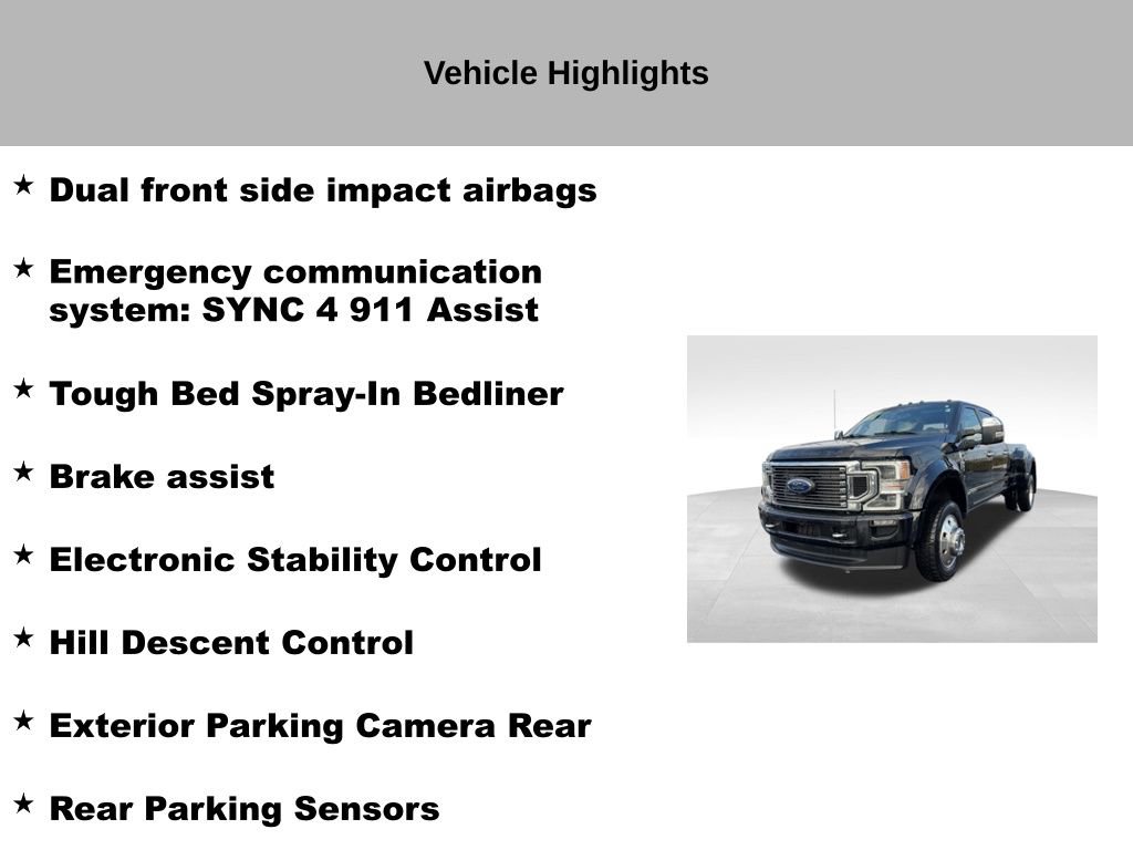 Used 2022 Ford F450 Platinum w/ FX4 Off-Road Package image 54