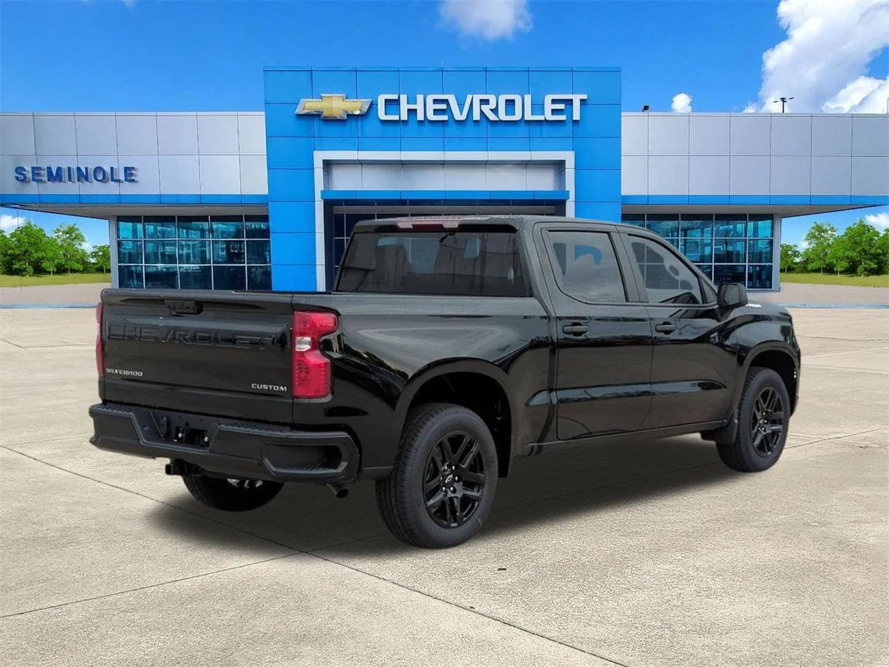 New 2026 Chevrolet Silverado 1500 Custom w/ LPO, Dark Essentials Package RWD image 4
