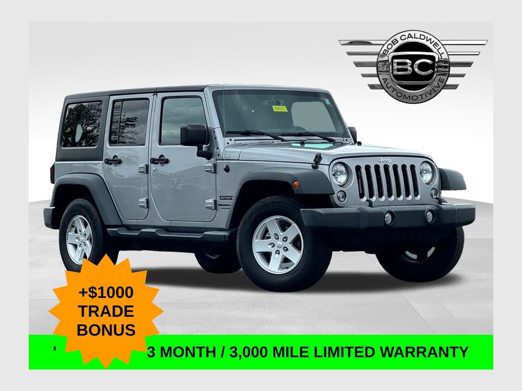 Used 2018 Jeep Wrangler Unlimited Sport S