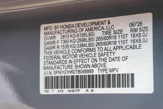 New 2026 Honda Pilot TrailSport image 41