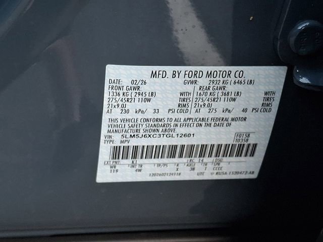 New 2026 Lincoln Aviator AWD w/ Jet Appearance Package image 20