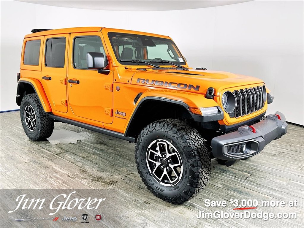 New 2025 Jeep Wrangler Unlimited Rubicon w/ Technology Group