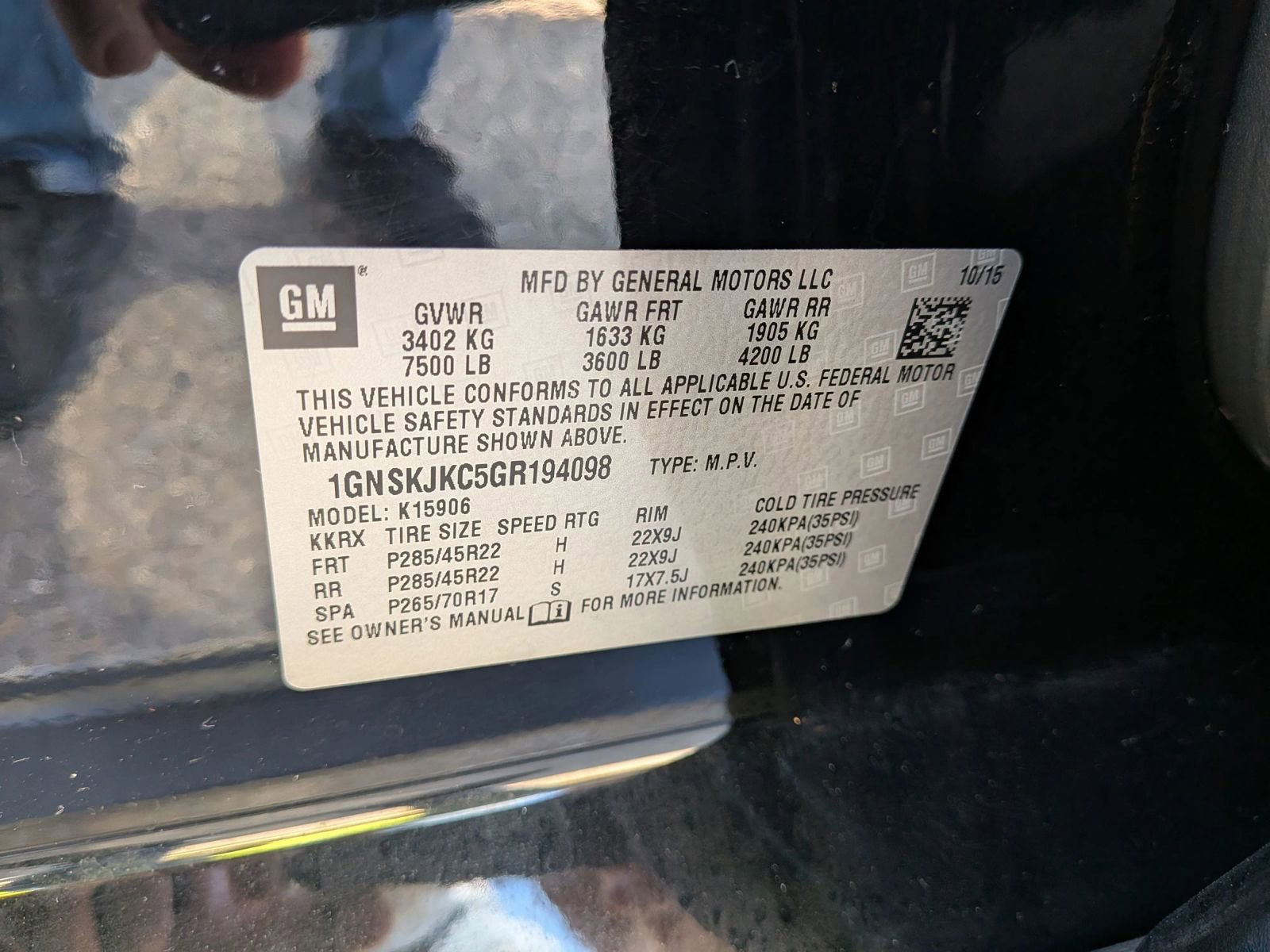Used 2016 Chevrolet Suburban LTZ image 85