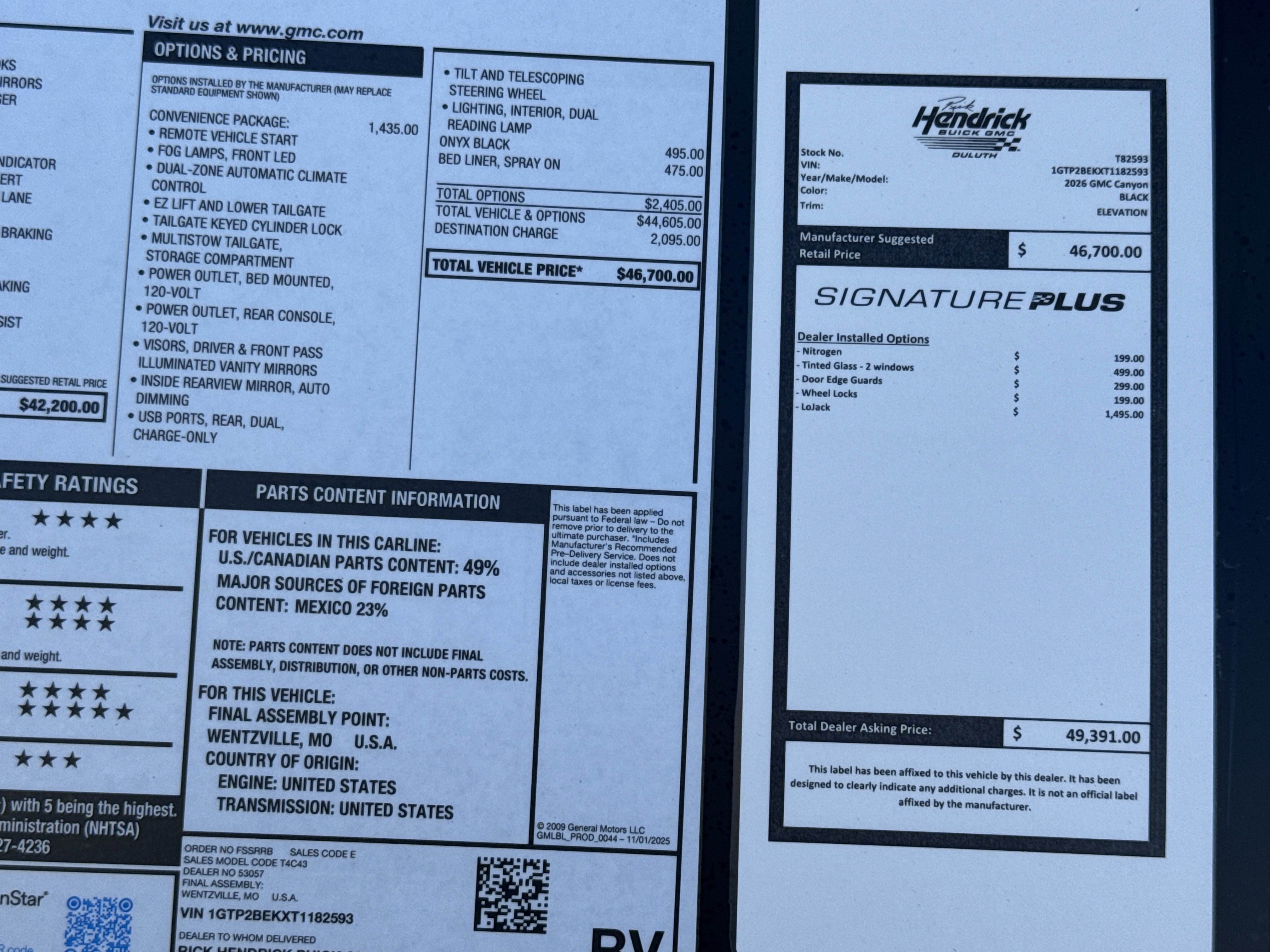 New 2026 GMC Canyon Elevation w/ Convenience Package image 35