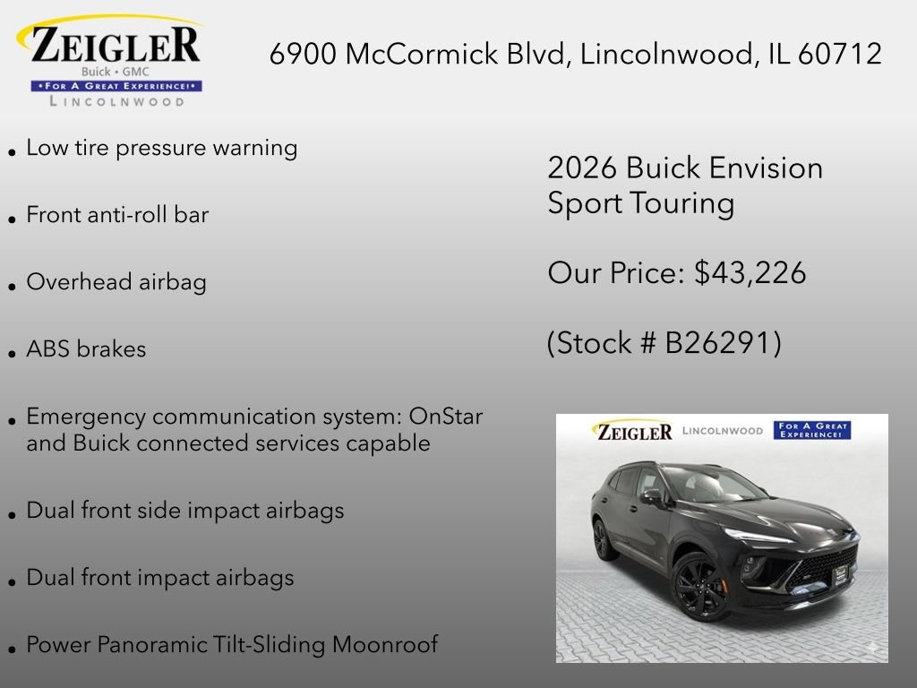 New 2026 Buick Envision Sport Touring AWD/4WD image 18