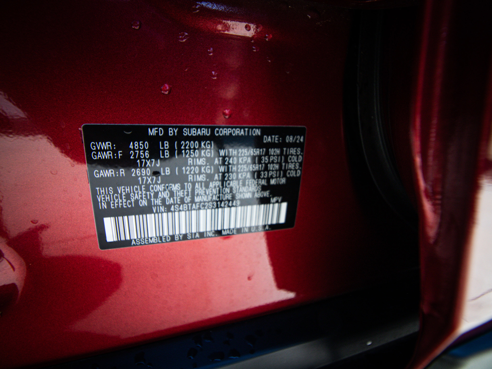 Used 2025 Subaru Outback Premium image 35