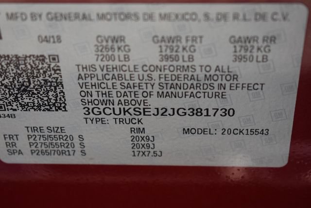 Certified 2018 Chevrolet Silverado 1500 LTZ w/ Sport Package AWD/4WD image 16
