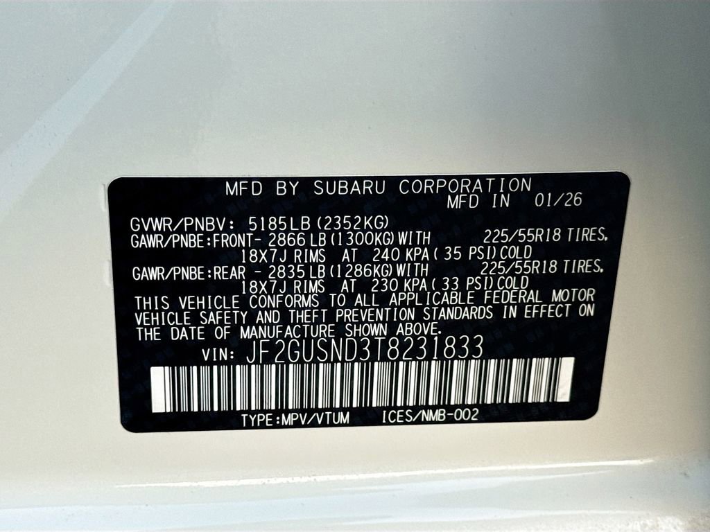 New 2026 Subaru Crosstrek 2.5i Limited image 41