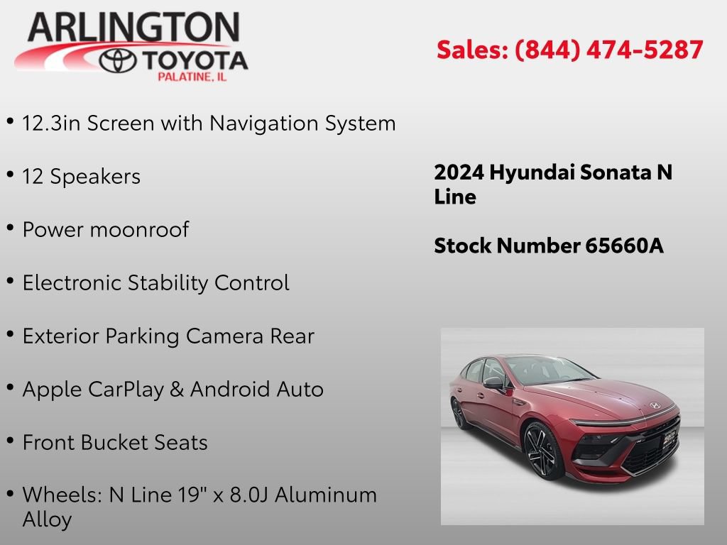 Used 2024 Hyundai Sonata N Line FWD image 2