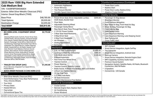 Used 2025 RAM 1500 Big Horn AWD/4WD image 30