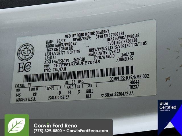 Certified 2018 Ford F150 Raptor w/ Equipment Group 802A Luxury AWD/4WD image 35