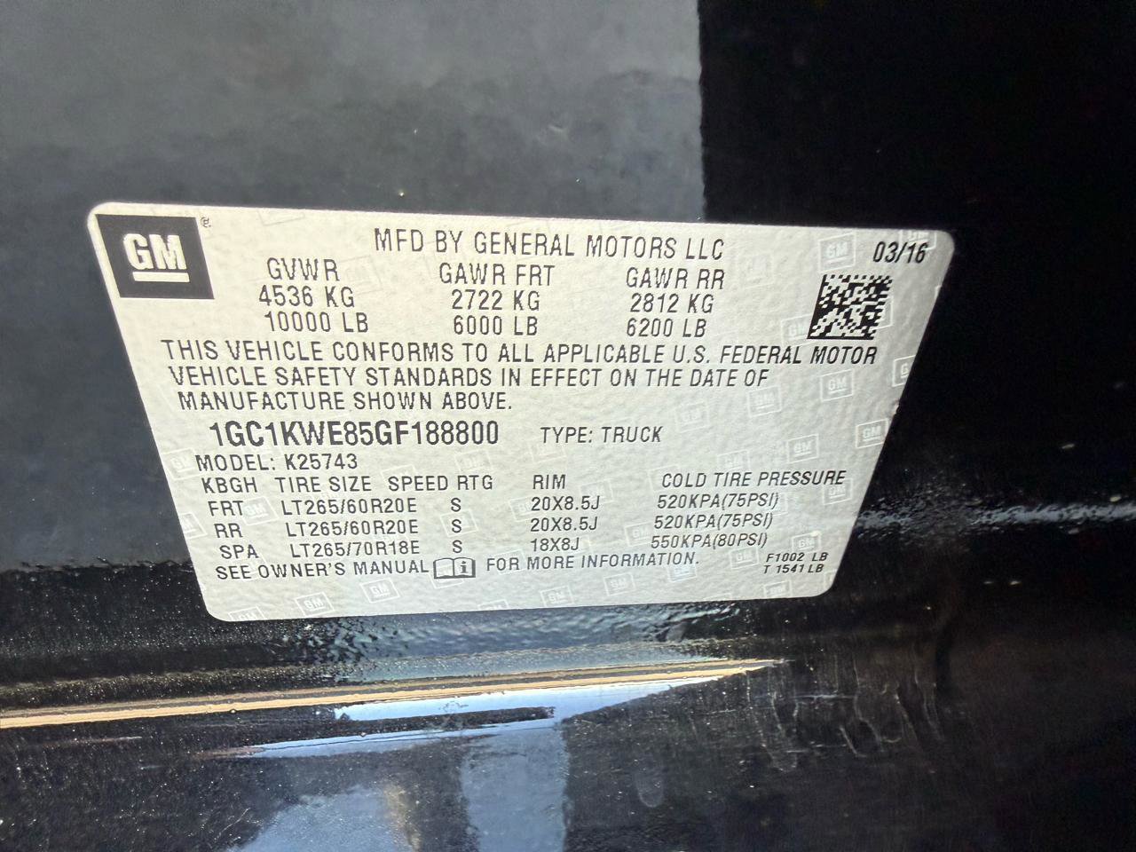 Used 2016 Chevrolet Silverado 2500 LTZ w/ Duramax Plus Package image 16