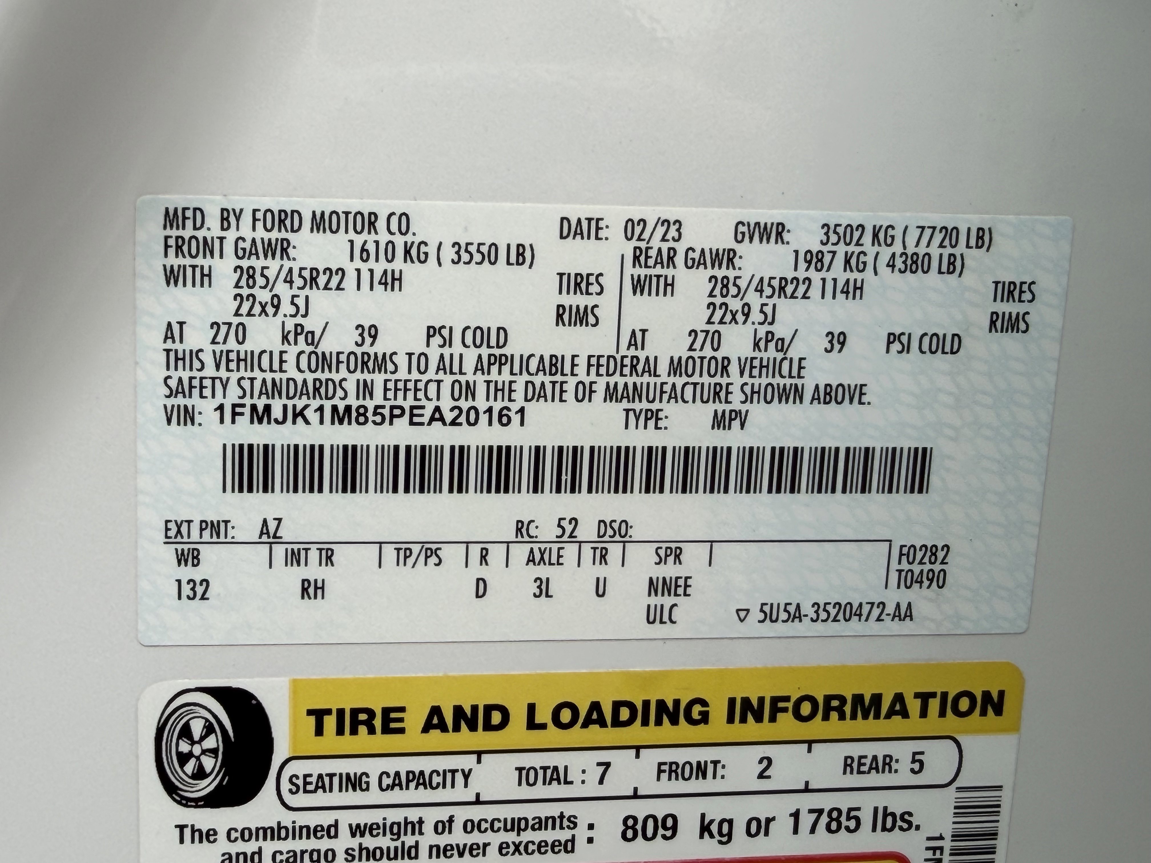 Certified 2023 Ford Expedition Max Platinum AWD/4WD image 33
