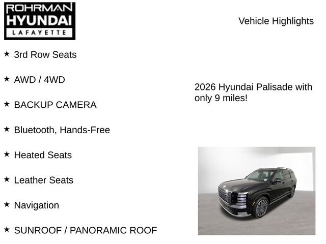 New 2026 Hyundai Palisade Calligraphy image 7