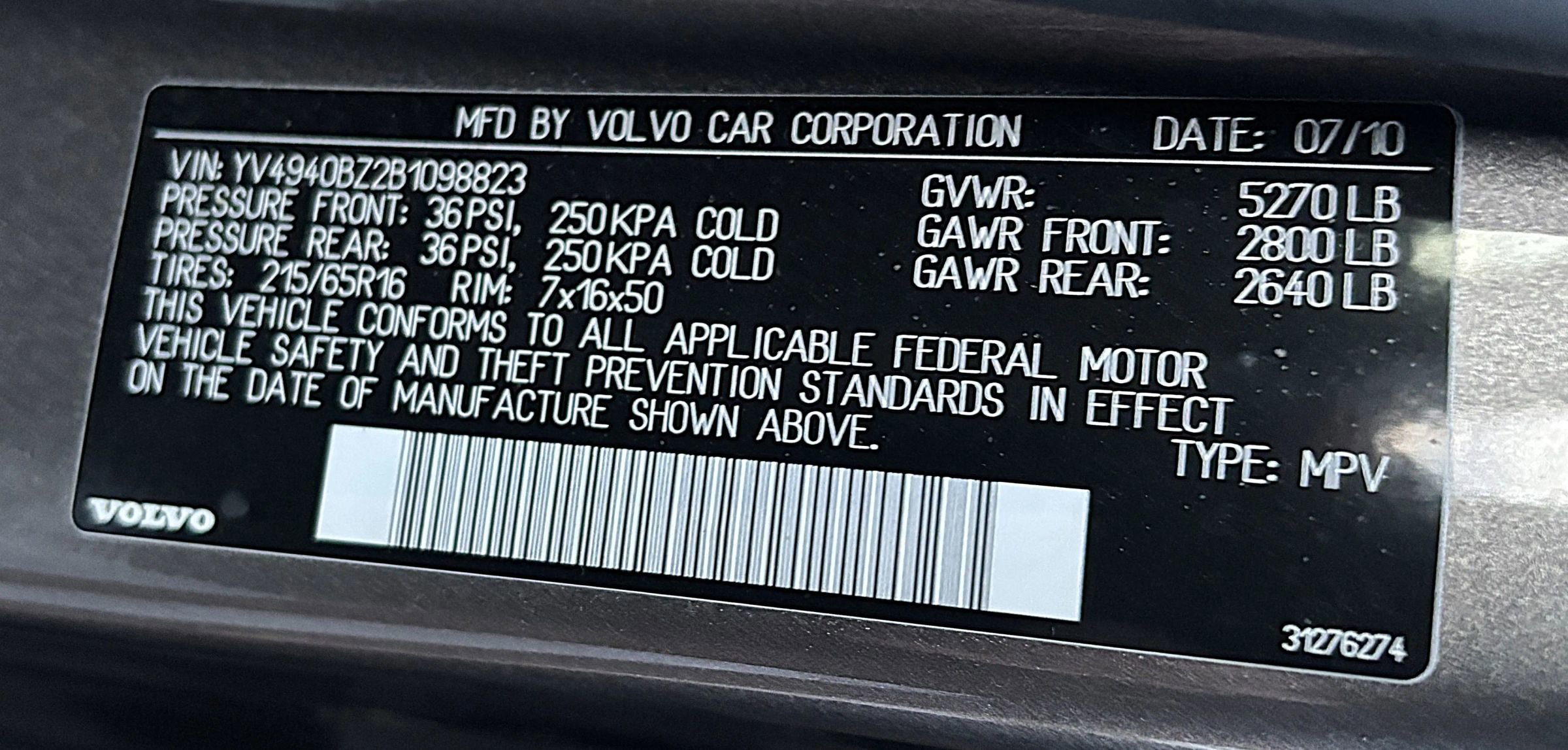 Used 2011 Volvo XC70 3.2 image 14