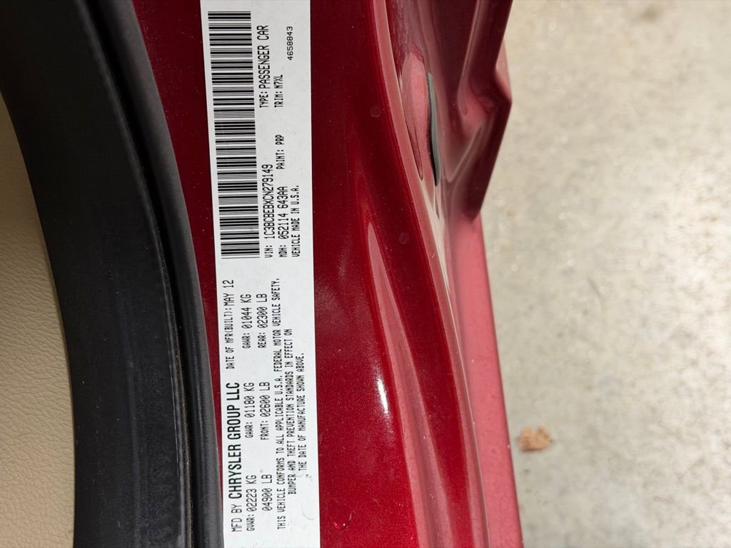 Used 2012 Chrysler 200 Touring w/ Cold Weather Group image 20