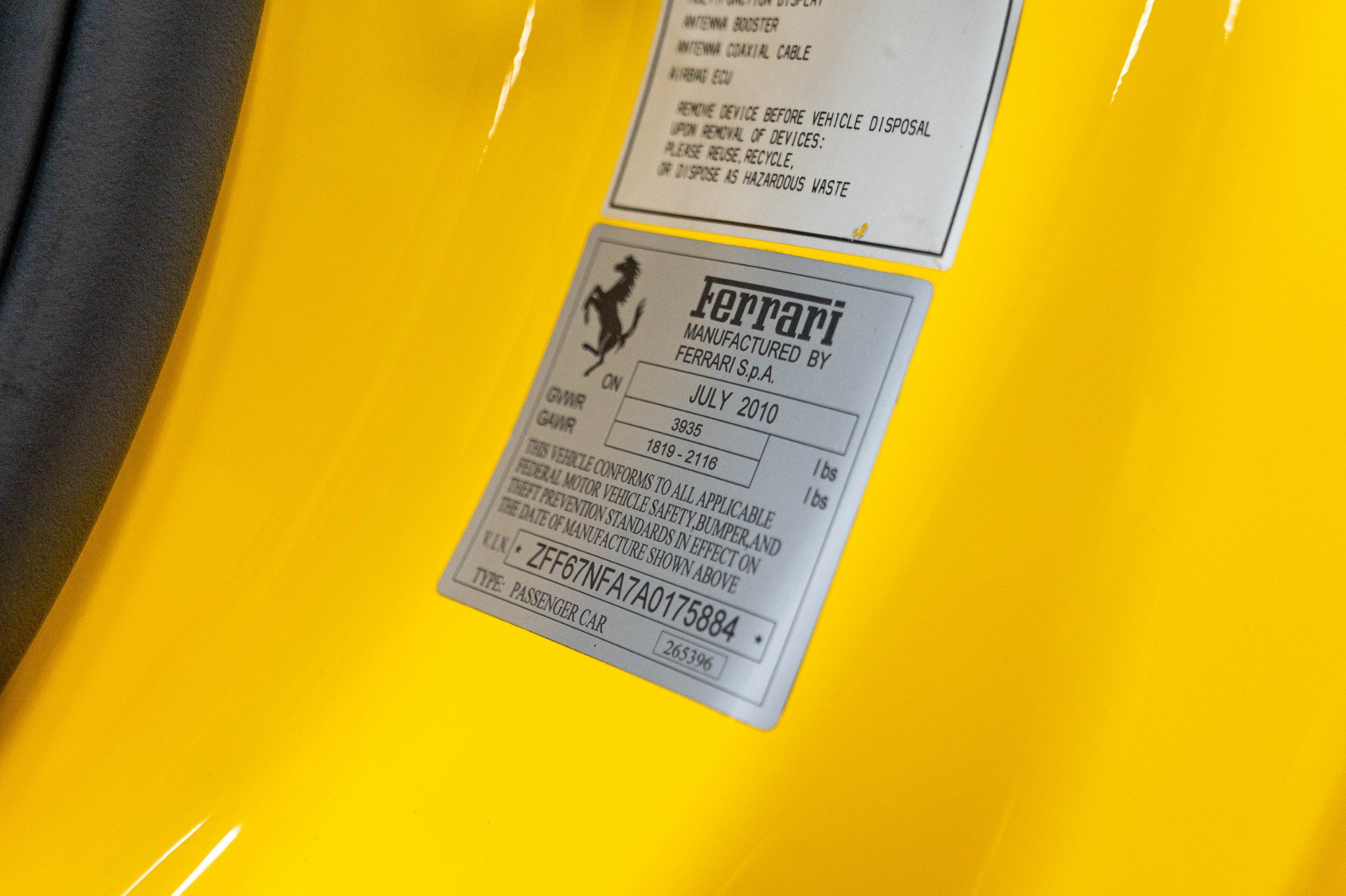 Used 2010 Ferrari 458 Italia Coupe RWD image 76
