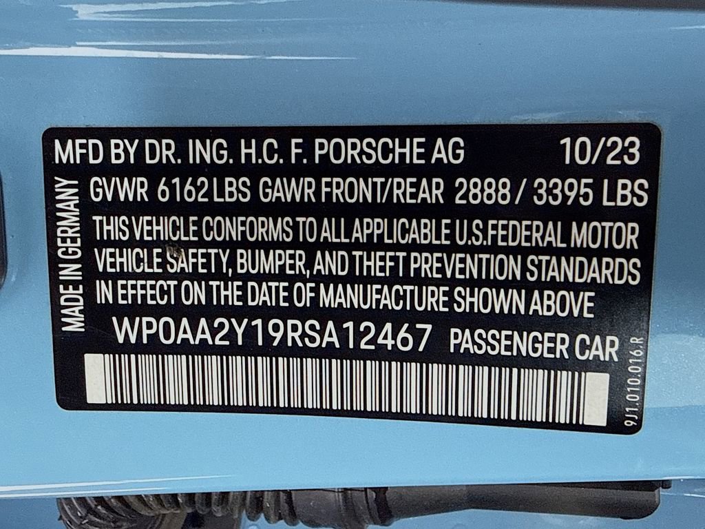 Certified 2024 Porsche Taycan RWD image 12
