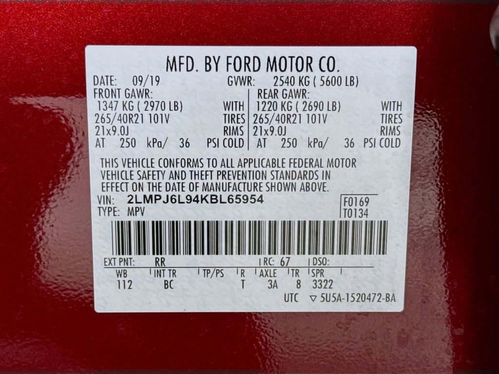 Used 2019 Lincoln Nautilus Reserve image 34