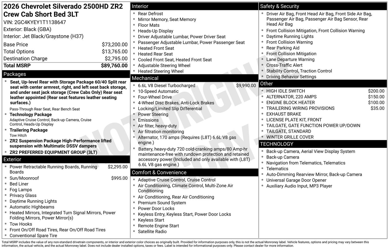 Certified 2026 Chevrolet Silverado 2500 ZR2 image 12