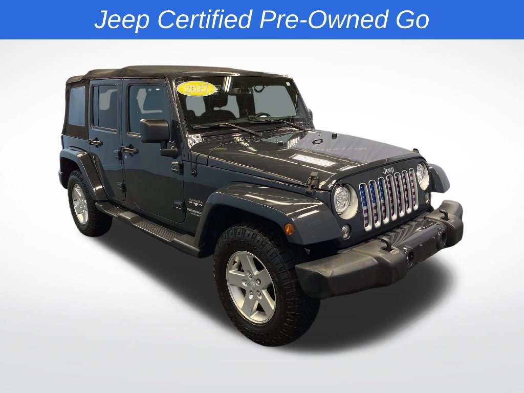 Certified 2017 Jeep Wrangler Unlimited Sahara w/ Connectivity Group