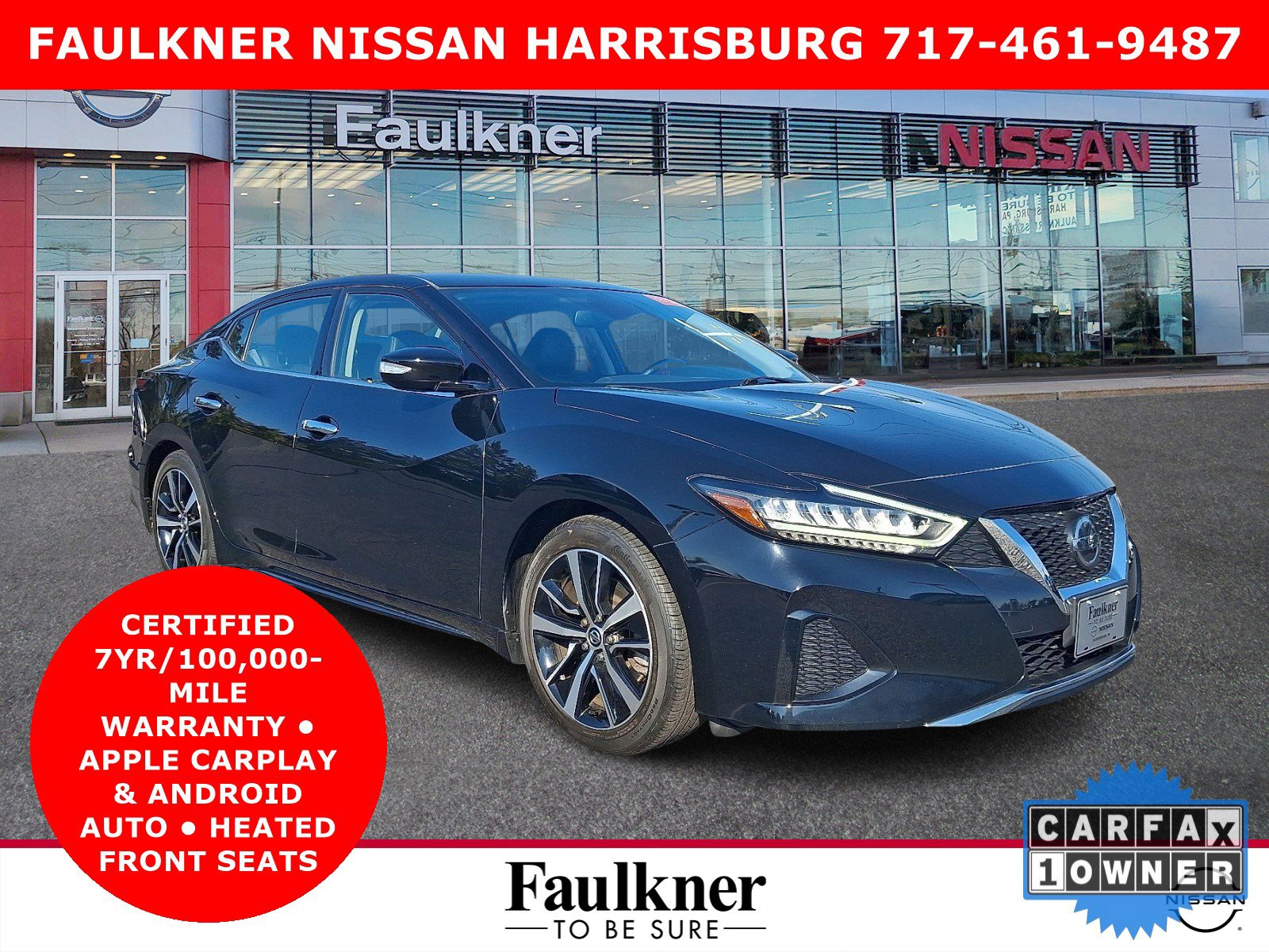 Certified 2022 Nissan Maxima SV w/ Floor Mat Group