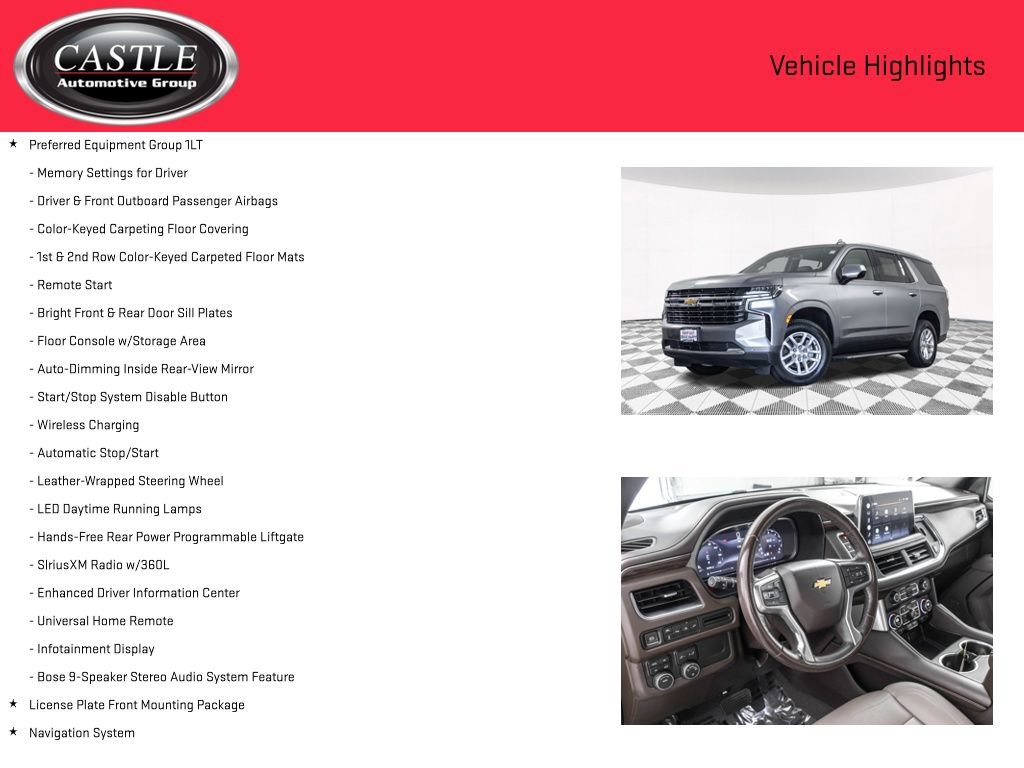 Certified 2022 Chevrolet Tahoe LT AWD/4WD image 3