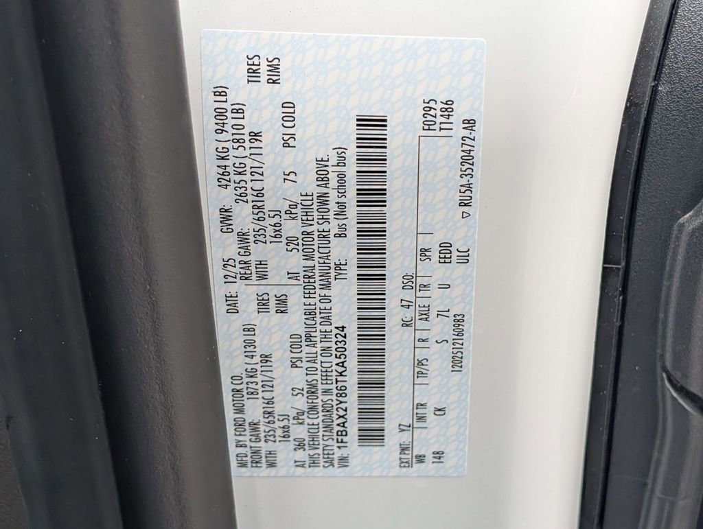 New 2026 Ford Transit 350 XL image 31