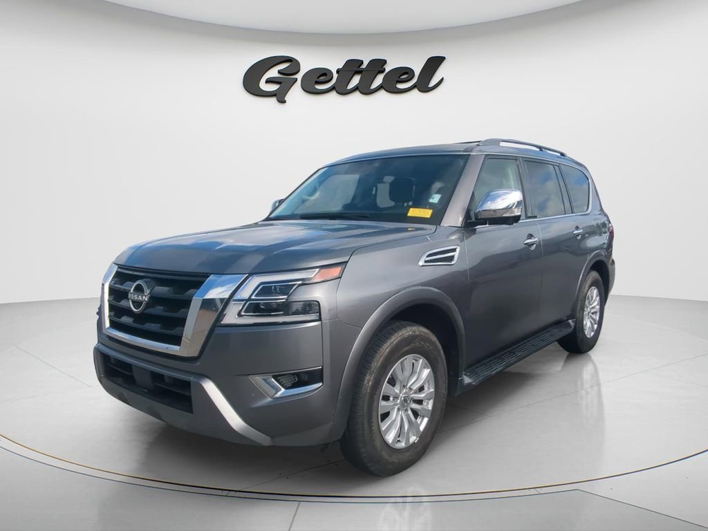 Certified 2024 Nissan Armada Platinum w/ Captain's Chairs Package AWD/4WD image 1