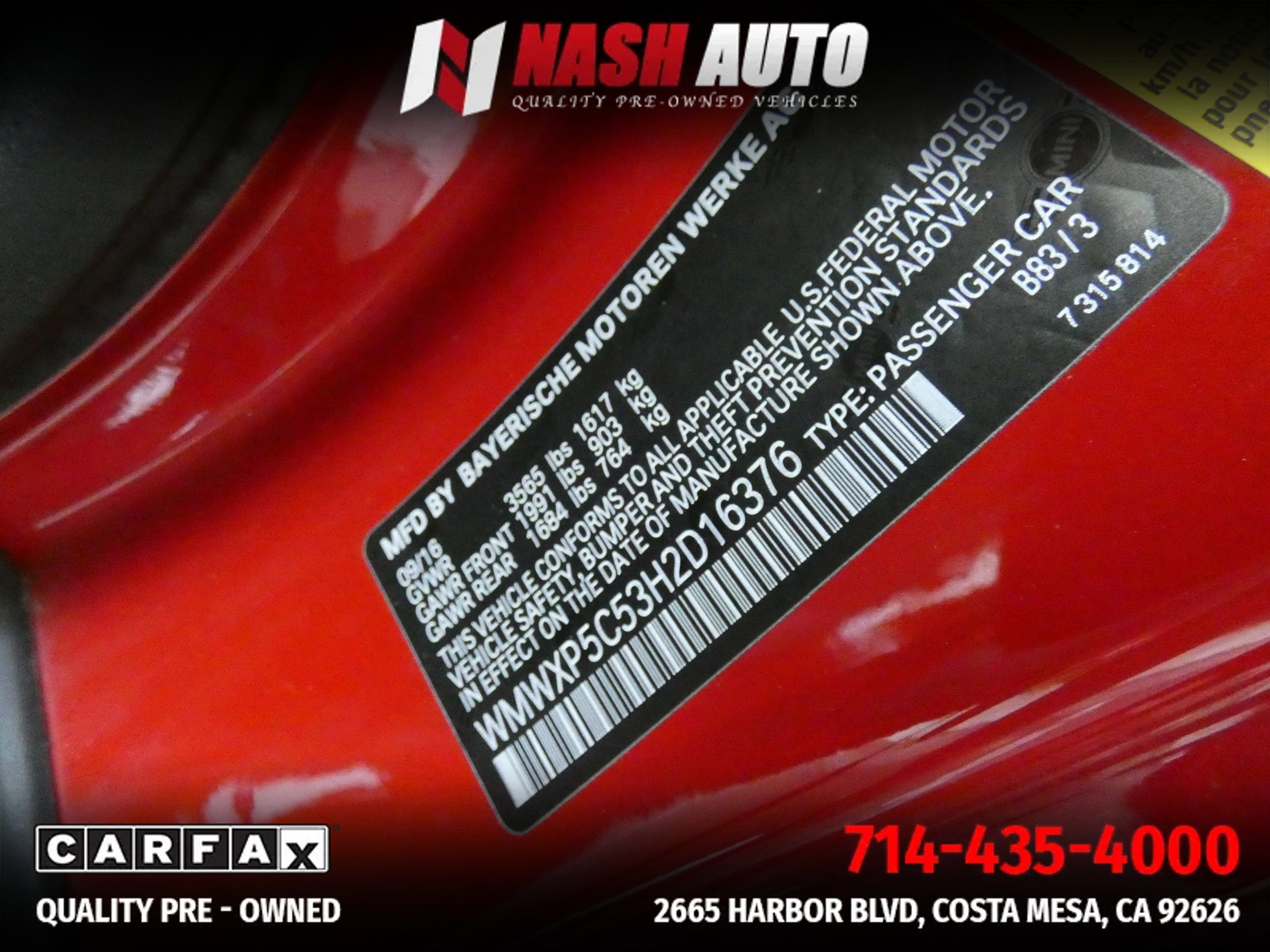 Used 2017 MINI Cooper 2-Door Hardtop FWD image 61
