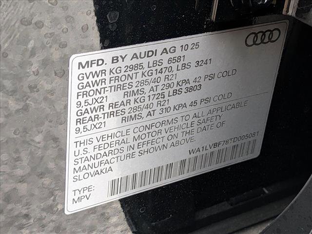 Certified 2026 Audi Q7 3.0T Premium Plus w/ Premium Plus Package AWD/4WD image 18