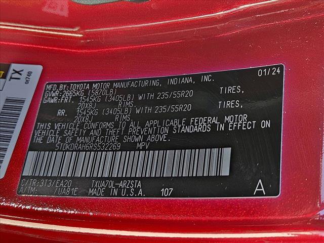 Used 2024 Toyota Highlander XSE FWD image 22