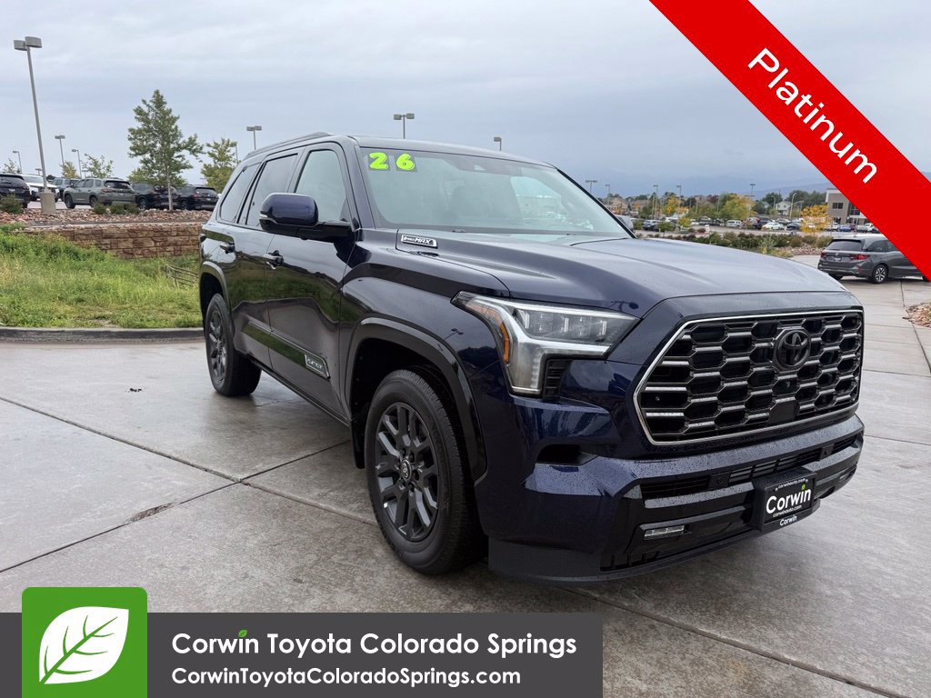 New 2026 Toyota Sequoia Platinum w/ Tow Technology Package AWD/4WD 360° Tour