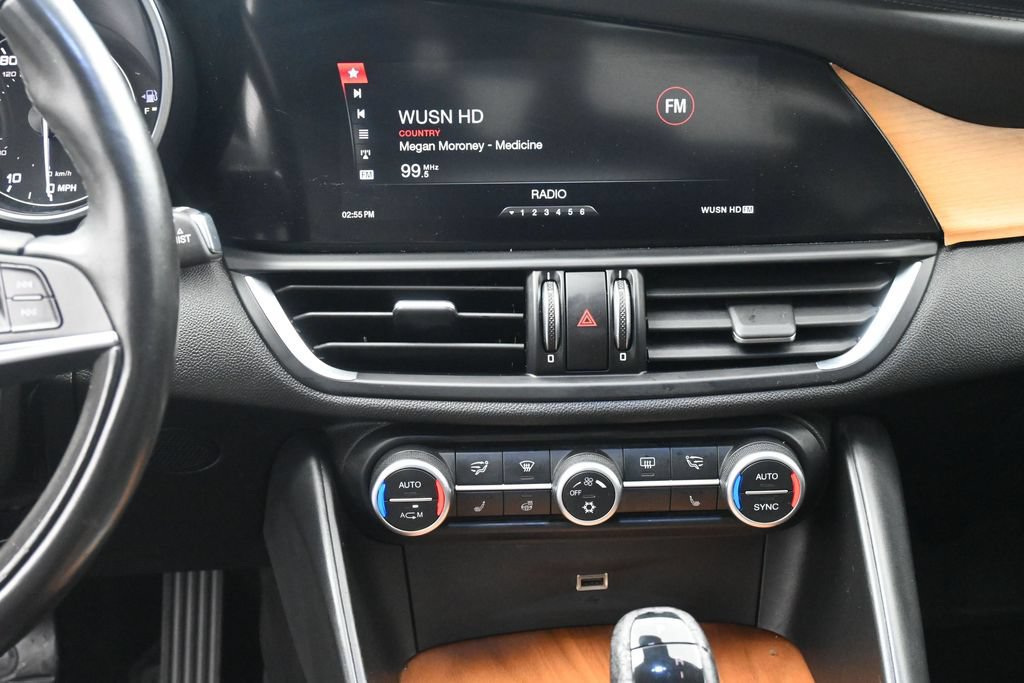 Used 2017 Alfa Romeo Giulia Ti w/ TI Lusso Light Wood Package RWD image 11