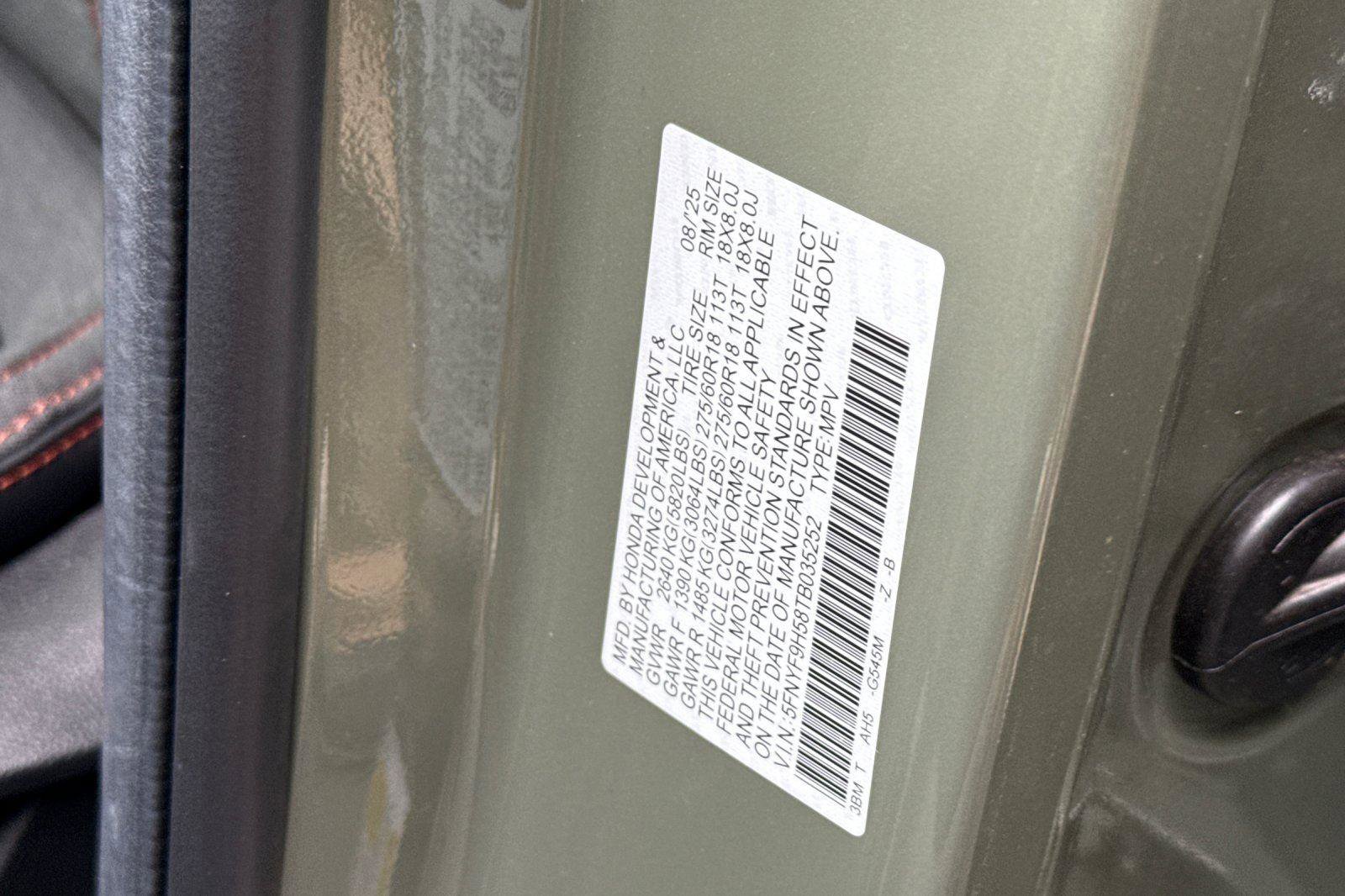 New 2026 Honda Passport TrailSport image 34