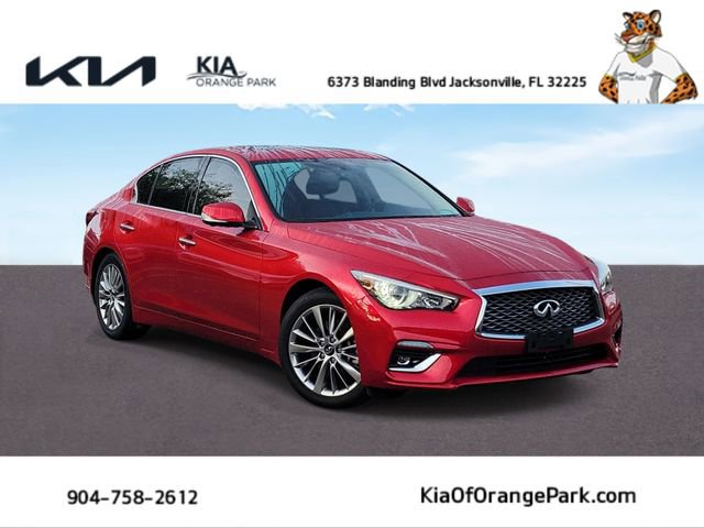 Used 2023 INFINITI Q50 Luxe w/ Cargo Package image 1
