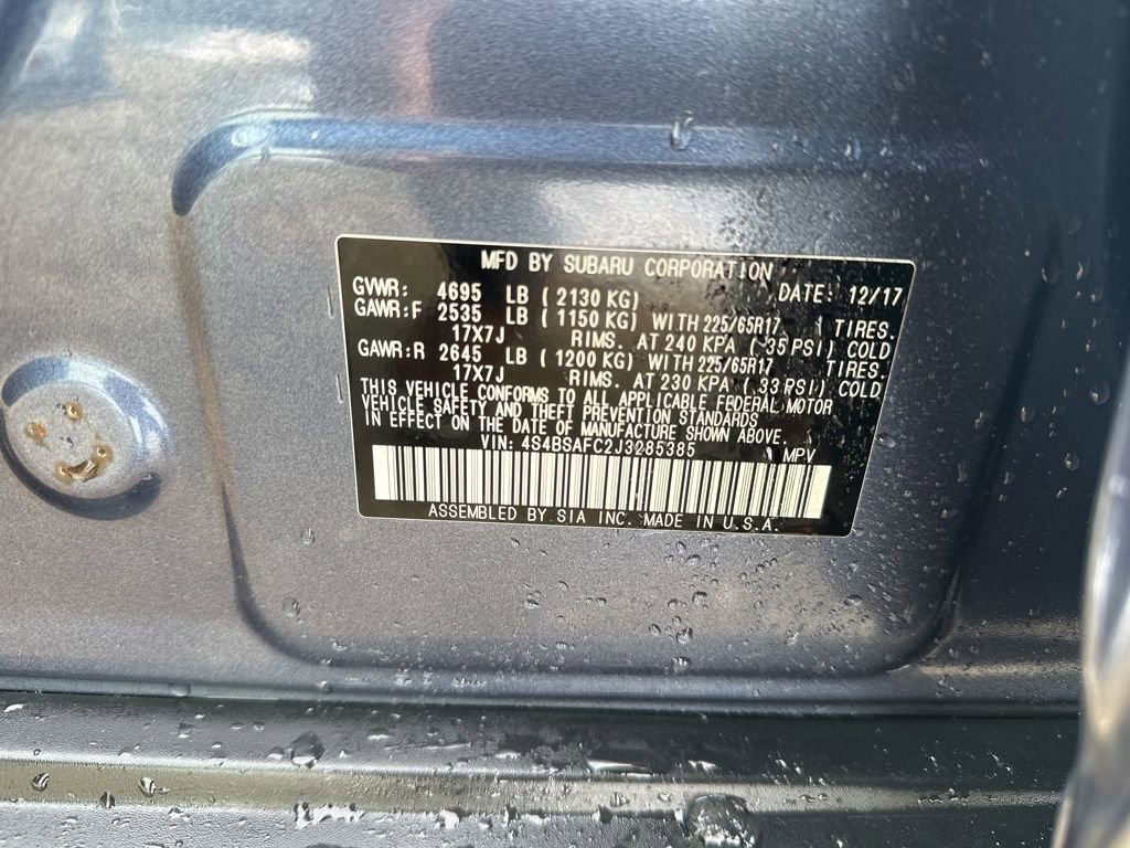 Used 2018 Subaru Outback 2.5i Premium image 30