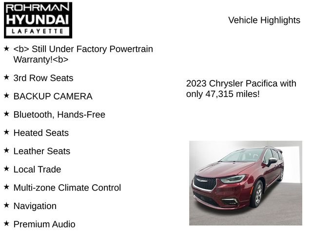 Used 2023 Chrysler Pacifica Limited image 7