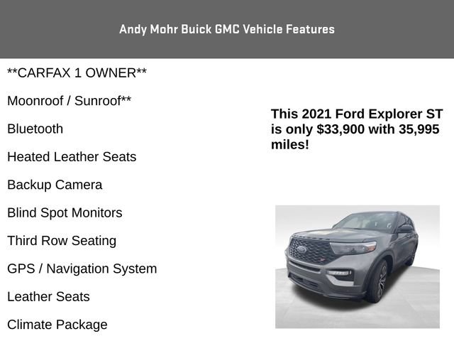 Used 2021 Ford Explorer ST w/ Equipment Group 401A image 4