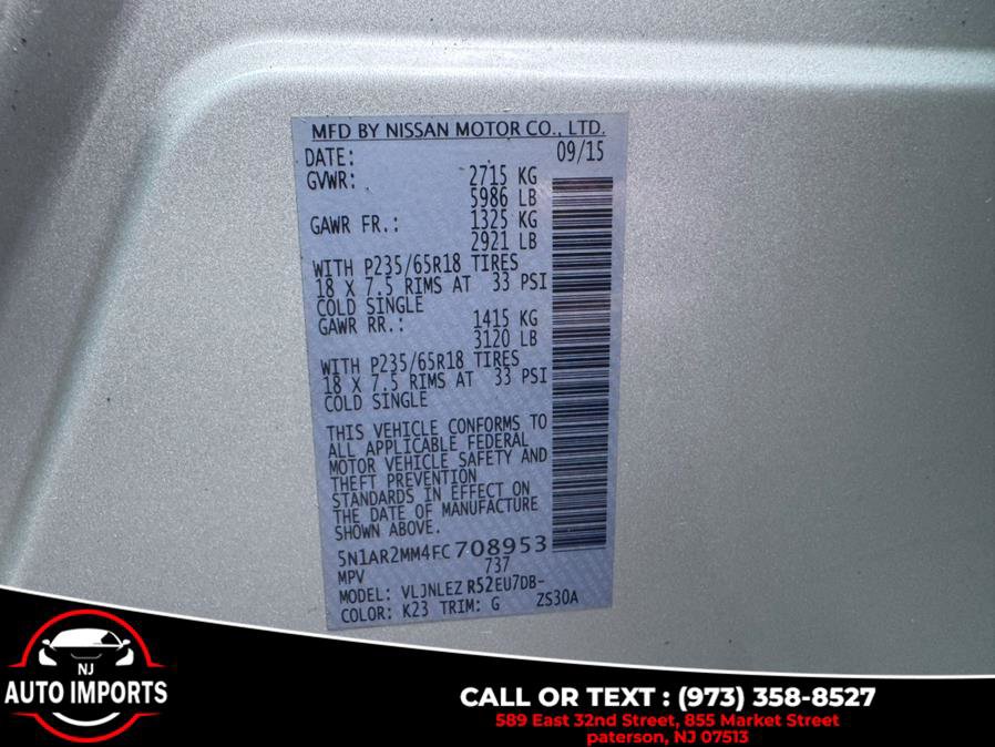 Used 2015 Nissan Pathfinder SV w/ Trailer Tow Package image 32