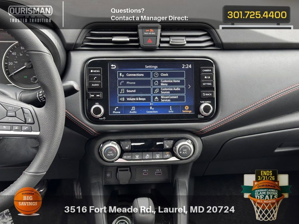 New 2025 Nissan Versa SR w/ Trunk Package image 15